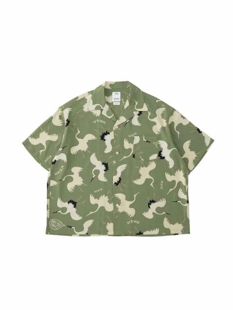 visvim CROSBY SHIRT S/S HIKAKU LT.GREEN