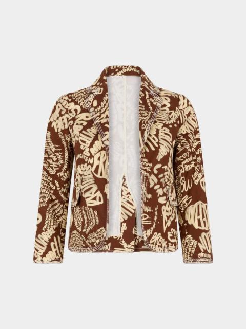 DSQUARED2 REBEL HIBISCUS MAGGIE JACKET