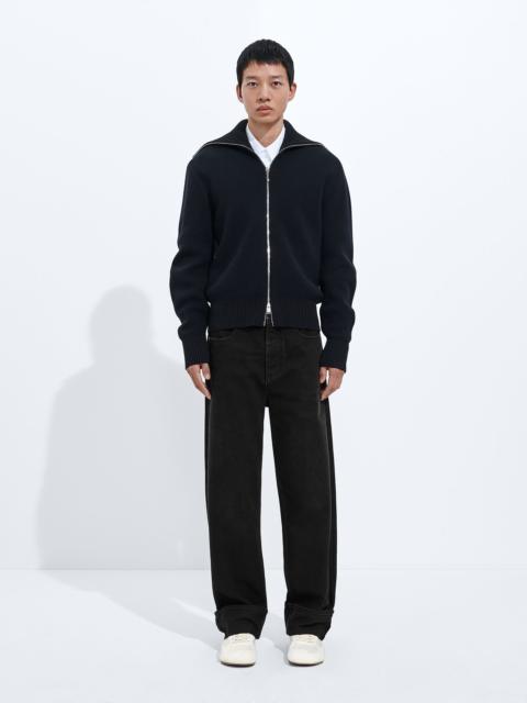 Bottega Veneta Faded Black Turned-Up Jeans