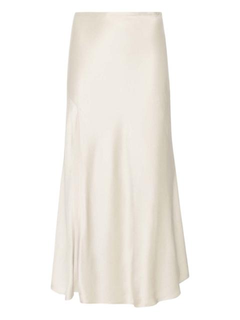 LAPOINTE bias-cut midi skirt