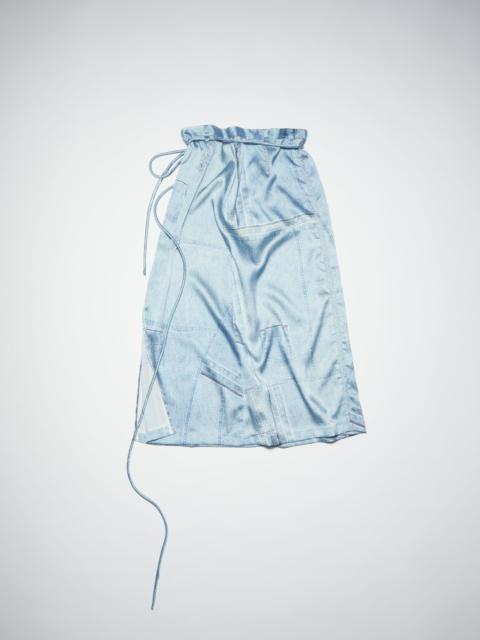 Acne Studios Denim print skirt - Denim blue