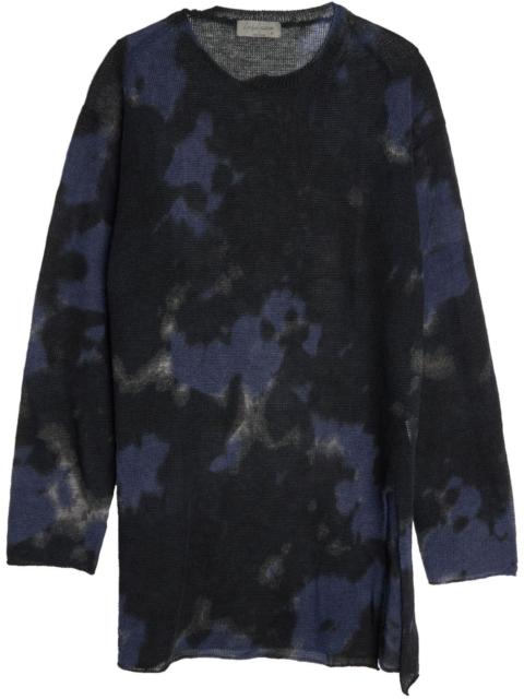 Yohji Yamamoto front-slit jumper