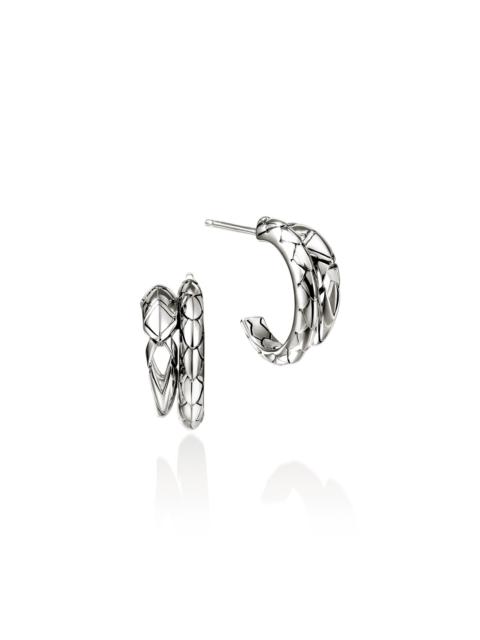 JOHN HARDY Naga Hoop Earrings, Sterling Silver