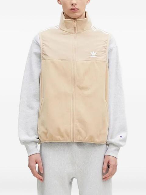 adidas logo-embroidered vest