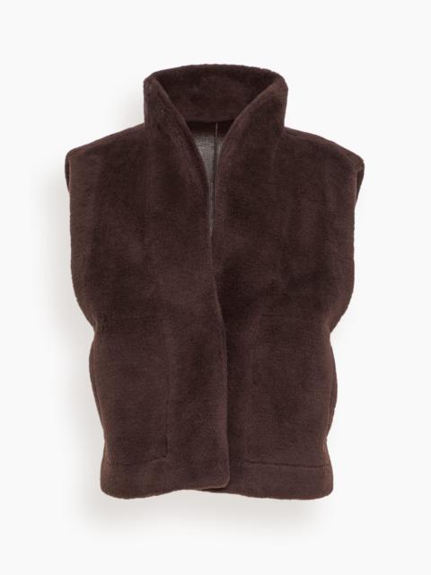 Sea Annie Reversible Vest in Brown