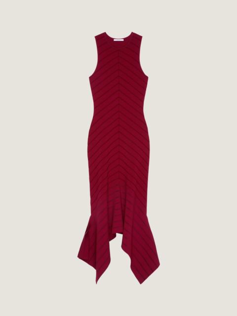 Givenchy LONG DRESS IN HERRINGBONE KNIT