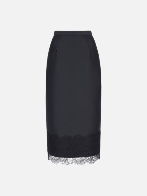 EMILIA WICKSTEAD Winny Skirt in Black Cloque