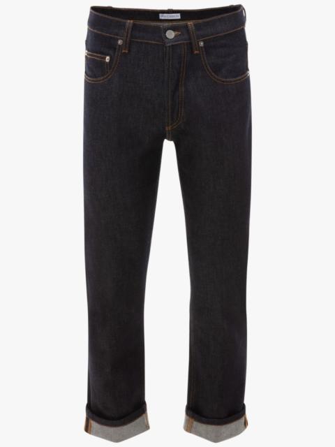 JW Anderson TURN UP SLIM FIT JEANS