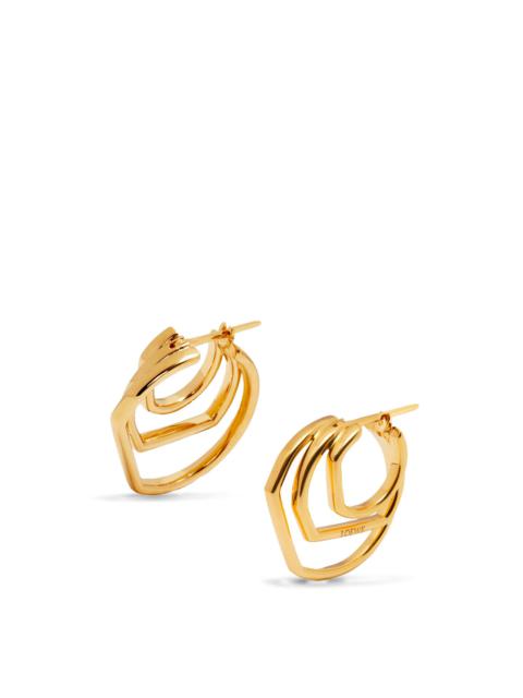 Loewe Stacked hoop earrings in sterling silver