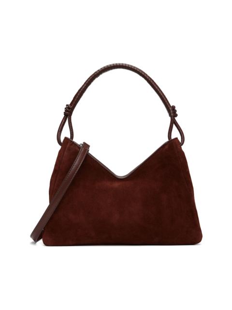 STAUD Brown Valerie Shoulder Bag