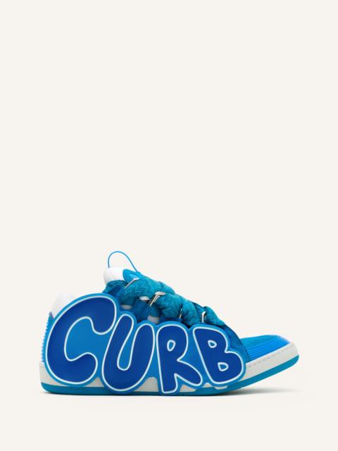 CURB PATCH  SNEAKERS IN LEATHER