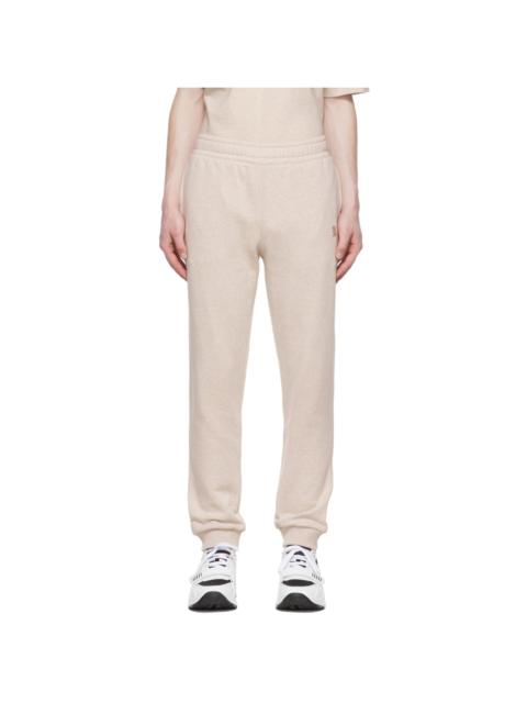 Beige Cotton Lounge Pants