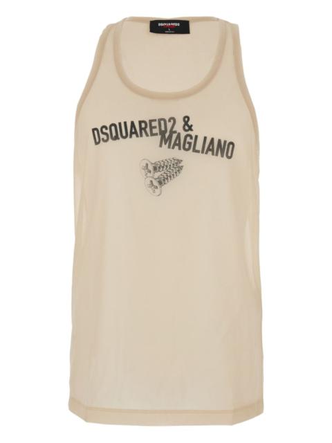 DSQUARED2 x Magliano sleeveless top