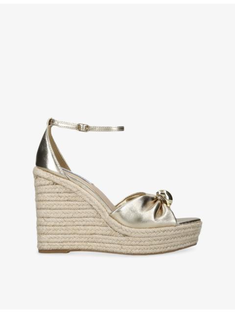 STEVE MADDEN Taliya 977 Leather Wedge Sandals