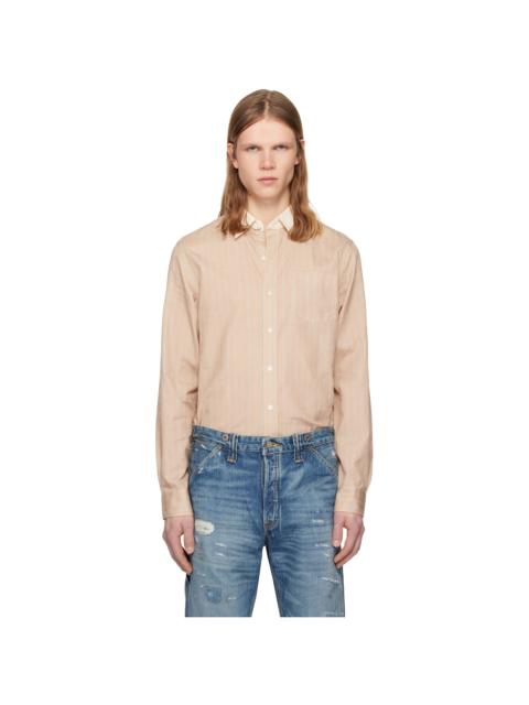 RRL by Ralph Lauren Beige Eli Dress Shirt