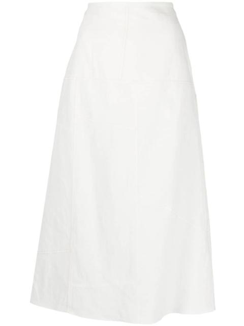 Jil Sander flared panelled midi skirt