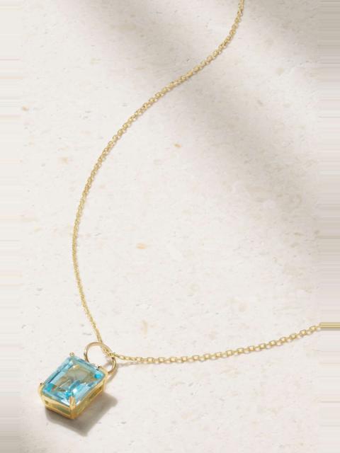 MATEO 14-karat gold topaz necklace