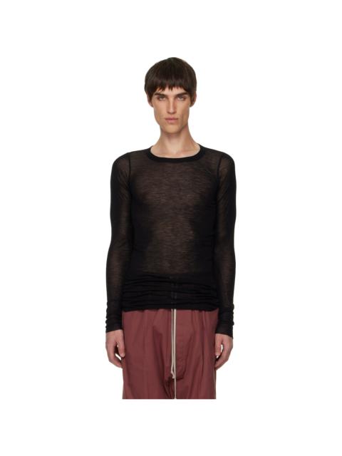 Rick Owens Black Concordians Rib LS T-shirt