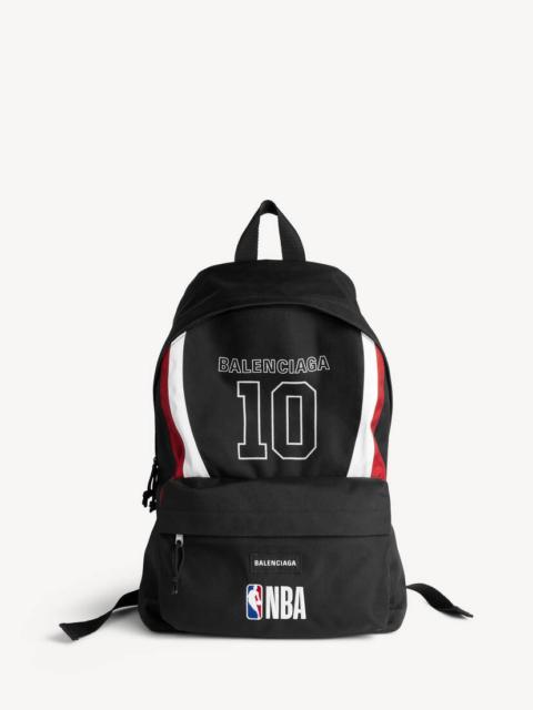 BALENCIAGA Men's Balenciaga | Nba Collaboration Explorer Backpack in Black/white/vermillon Red