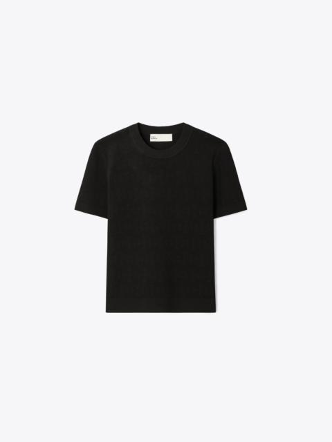 TORY BURCH T Monogram Jacquard Sweater