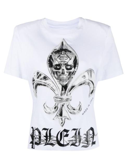 PHILIPP PLEIN Sexy Pure Fit Chrome cotton T-shirt