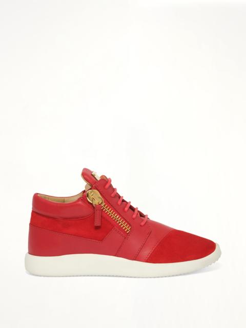 Giuseppe Zanotti Camoscio in Fiamma Sneaker in Black