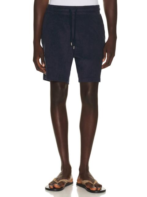 FRESCOBOL CARIOCA Augusto Terry Cotton Blend Shorts