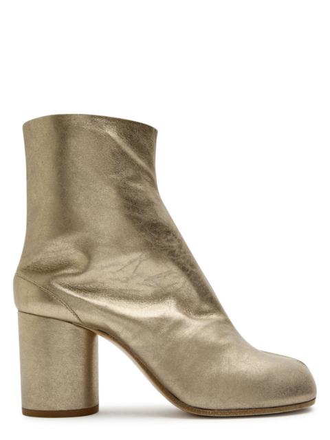 Maison Margiela Maison Margiela Tabi 80 Metallic Leather Ankle Boots