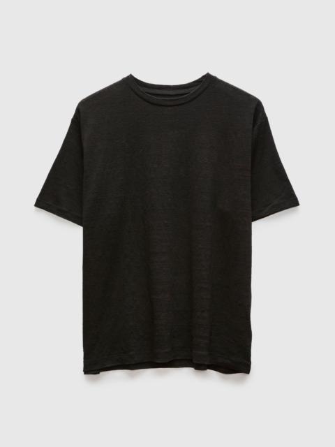 BATONER Normandy Linen T-Shirt in Black