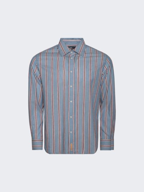 BODE Regatta Stripe Shirt Blue
