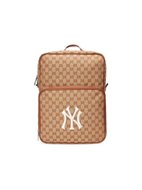 GUCCI Gucci Backpack NY Yankees Medium Brick Red/Beige