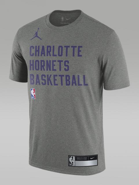 Jordan Men's Charlotte Hornets Jordan Dri-FIT NBA Practice T-Shirt