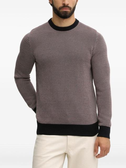 Barbour Wells patterned crew-neck sweater