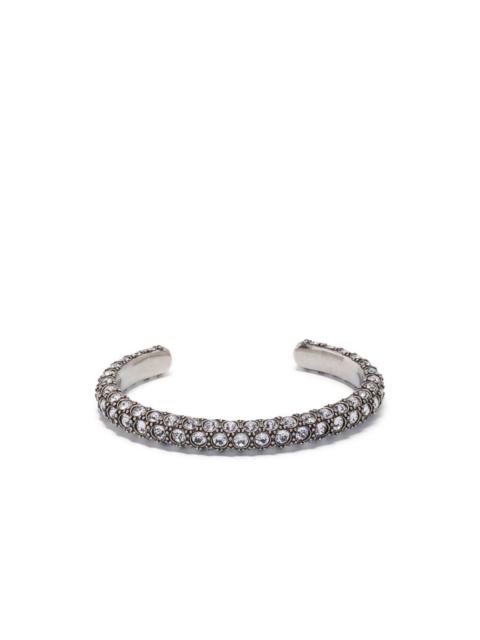 Isabel Marant glass crystal-embellished cuff bracelet