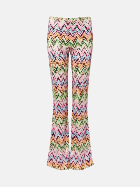 Missoni Zig Zag high-rise flared pants