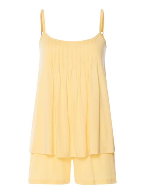HANRO Juliet Pleated Cotton Pajama Set