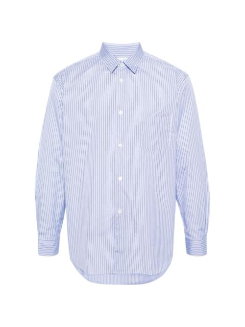 Comme des Garçons SHIRT striped cotton shirt
