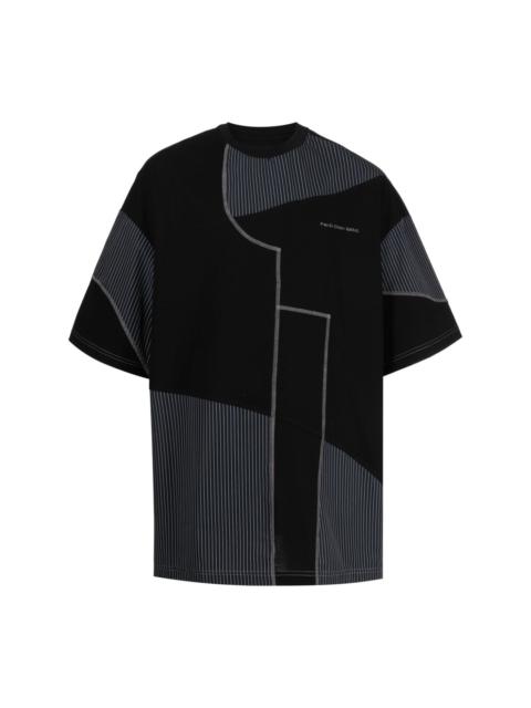 FENG CHEN WANG panelled cotton T-shirt