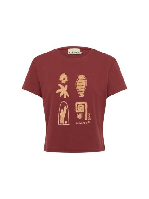 ALÉMAIS Laurence Chenille Fitted Tee