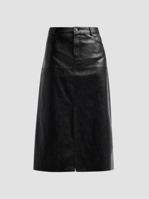 KOBI HALPERIN Women's Leslie Faux-Leather Pencil Skirt - Black