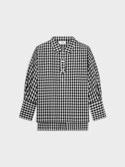 CELINE shirt IN vichy cotton