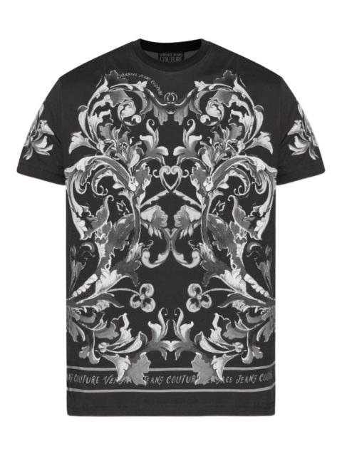 VERSACE JEANS COUTURE baroque-print T-shirt
