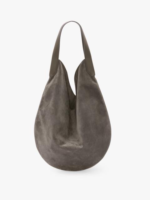 Victoria Beckham Soft Plié Hobo Bag In Pebble Grey