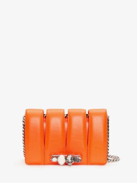 Alexander McQueen Women's The Slash Bag in Sunset Orange