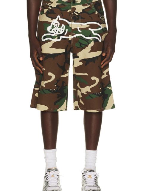 ICECREAM Icee Camo Twill Short