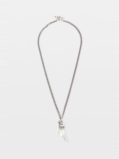 Ann Demeulemeester Mikke Chunky Necklace With Charm