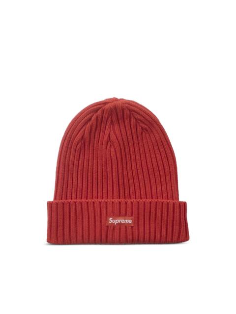 Supreme logo beanie hat