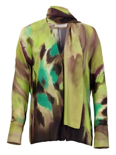 SILVIA TCHERASSI Jaboca abstract print blouse