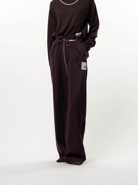 Maison MIHARAYASUHIRO Satin Easy Pants