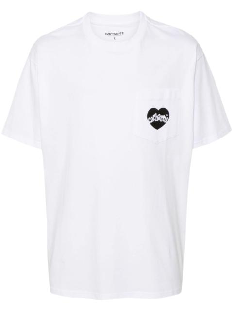 Amour logo-print cotton T-shirt